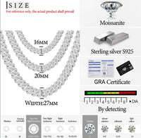 VVS1 Moissanite 18k Gold Cuban Chains & Bracelets