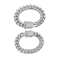 12mm/14mm Cuban Link Bracelet/Chain