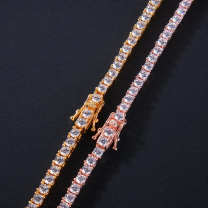 3mm CZ Necklace Tennis Chains