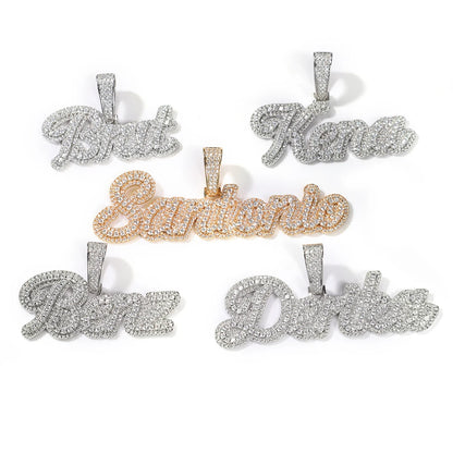 [Custom] Name Script Letter Pendant