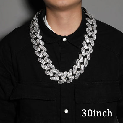 Massive 40MM Baguette Cuban Chain