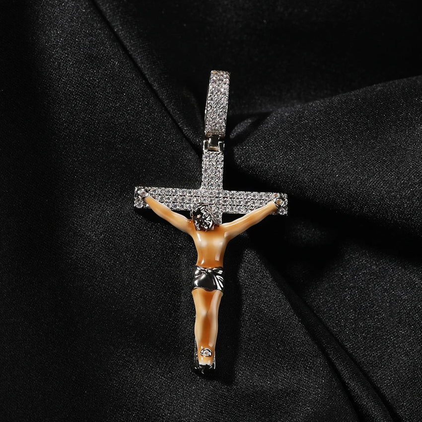 Crucifix Cross Pendant Necklace