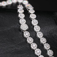 VVS1 Flower Set Moissanite Chain/Bracelet