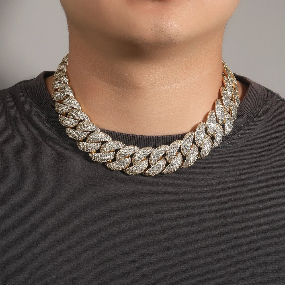 Heavy 24mm Bubble Cuban Link Chain