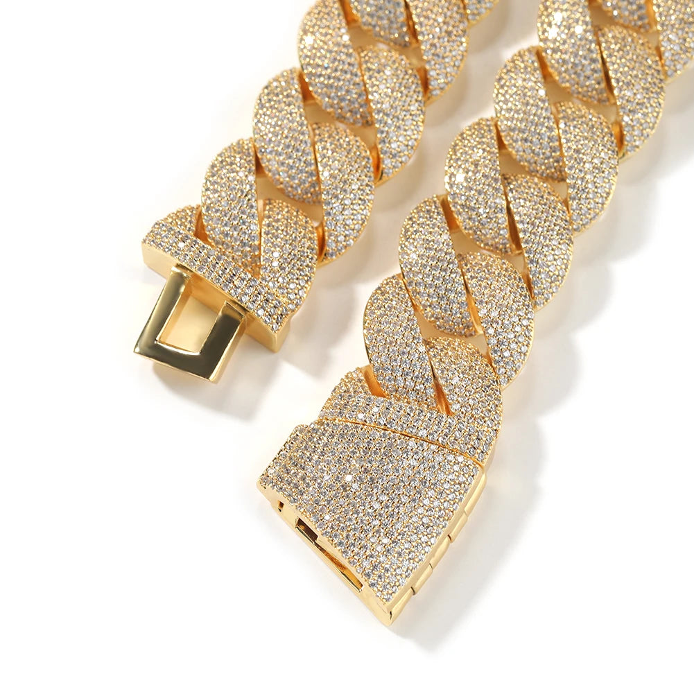 Heavy 24mm Bubble Cuban Link Chain