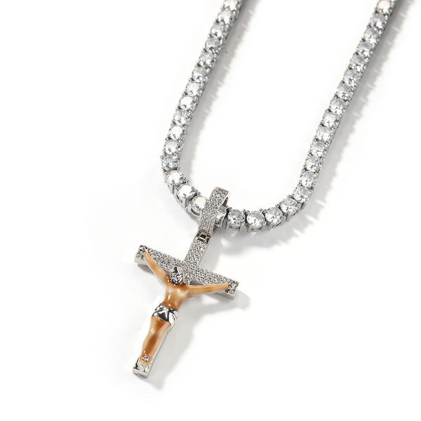 Crucifix Cross Pendant Necklace