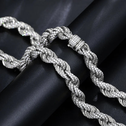 VVS1 Moissanite Rope Chains