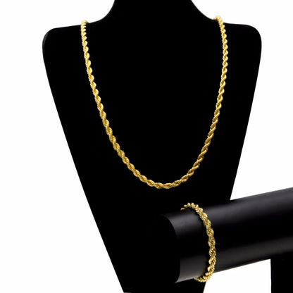 6mm/ 1cm Rope Chain Set