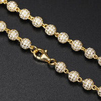 VVS1 Moissanite Beads Necklace & Bracelets