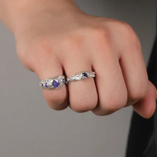 Vintage Purple Adjustable Ring