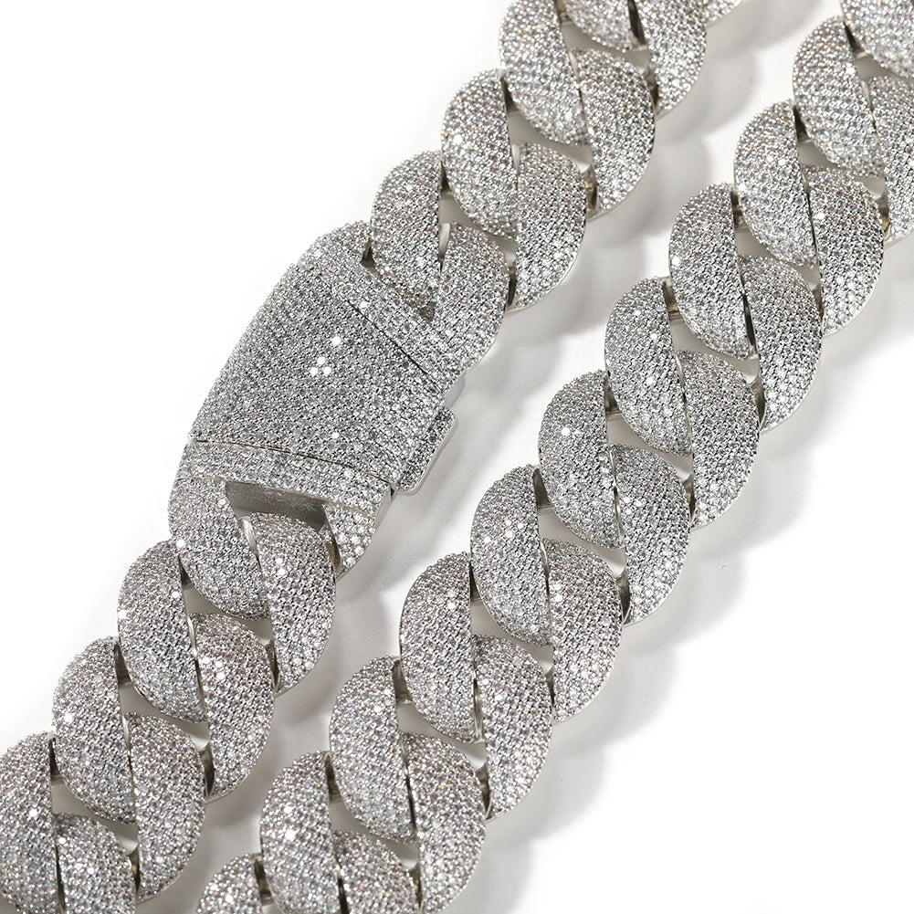 Heavy 24mm Bubble Cuban Link Chain