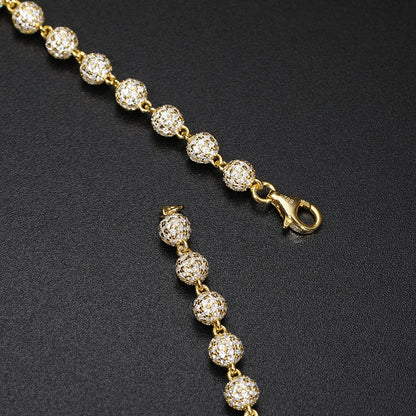 VVS1 Moissanite Beads Chain