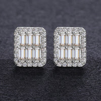 VVS1 Baguette Moissanite Earrings