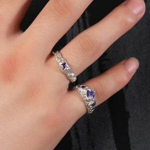 Vintage Purple Adjustable Ring