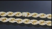 VVS1 Moissanite Rope Chain/Bracelet