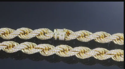 VVS1 Moissanite Rope Chains